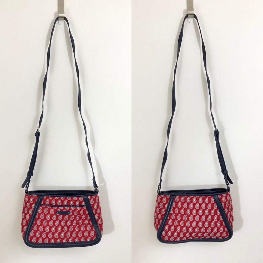 NWT Vera Bradley Trimmed Trapeze Crossbody Purse
